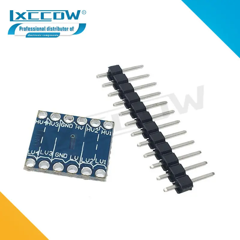 5 шт. UART SPI четырехканальный преобразователь логического уровня IIC I2C двунаправленный модуль от 5 В до 3 в для нового