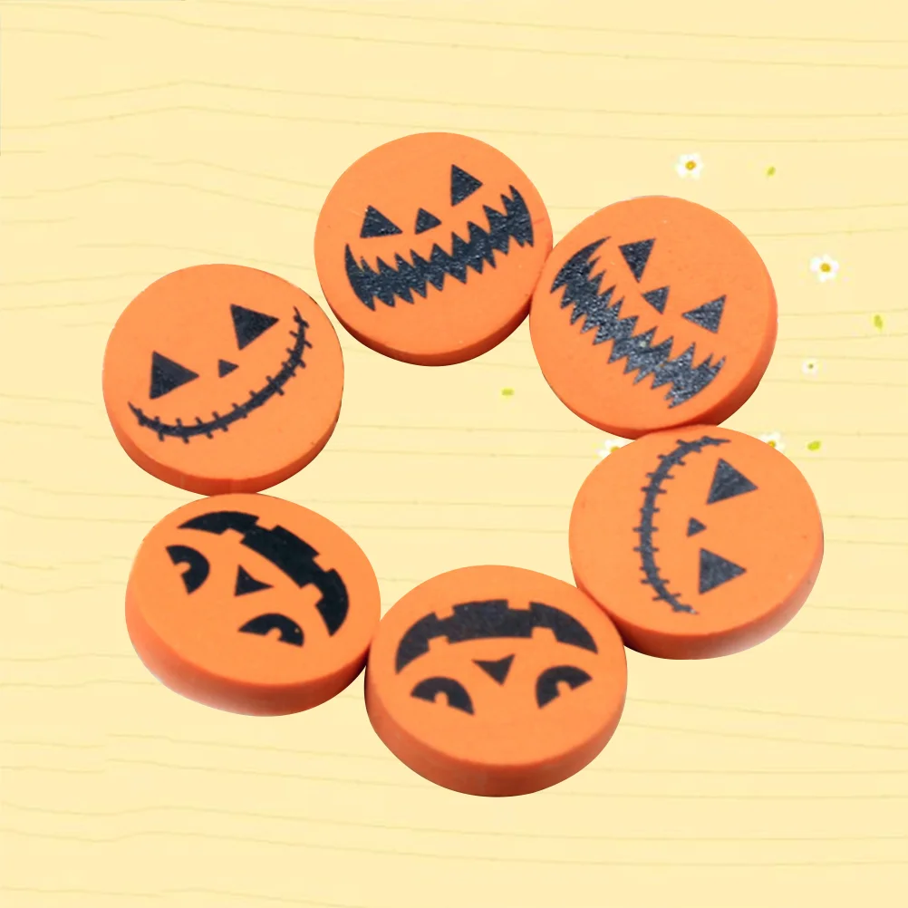 

36Pcs Erasers Pumpkin Shaped Jack-- lantern Erasers Novelty Party Favor Prize Reward for Student Classroom Party Bag Filler