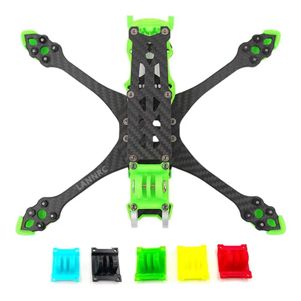 MARK5 Mark 5 5 дюймов каркас из углеродного волокна 225 мм Колесная база 5 мм рукоятка с 3D принтом для радиоуправляемых дронов 5 дюймов пропеллер FPV Фристайл DIY