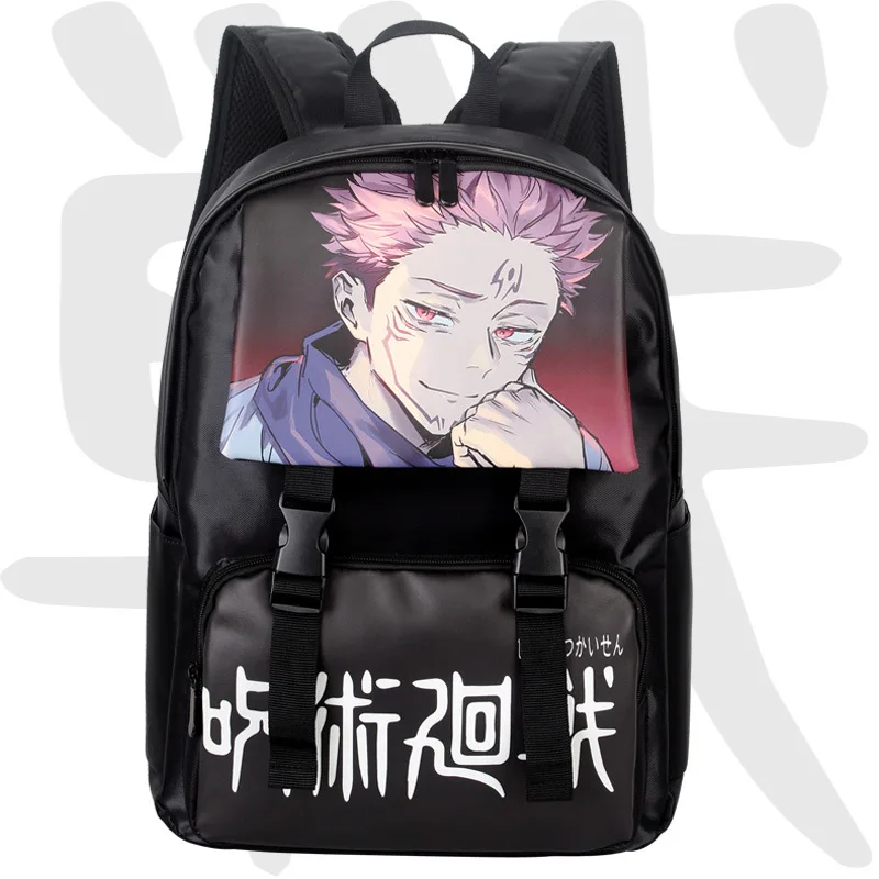

Anime Jujutsu Kaisen Children Teenager School Backpack Demon Slayer Outdoor Sport Zipper Bag Large Capacity Waterproof Schoolbag