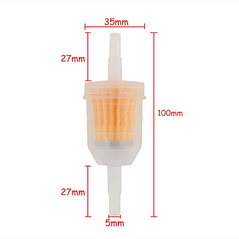 

1 шт., автомобильный бензиновый масляный фильтр, 6-8 мм