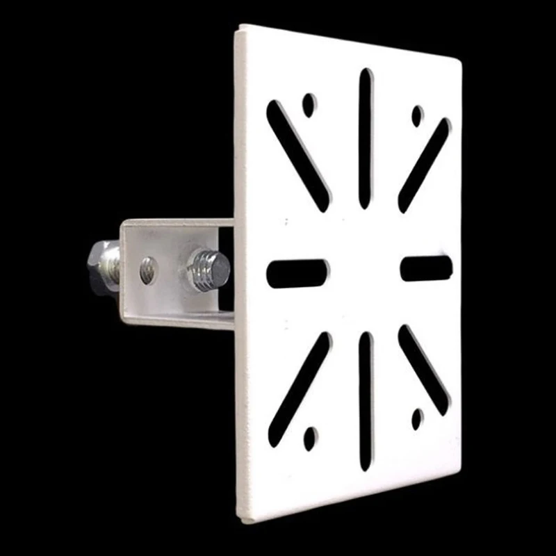 1 Set Universal Vertical Pole Mount Adapter With Screws Fixing Wall Mounting Bracket For CCTV Security Camera Steel Plate