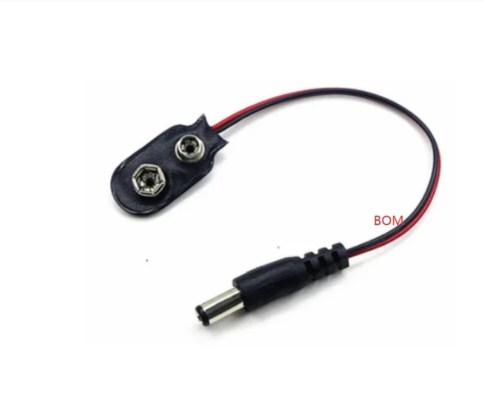 5 шт. кабель питания для аккумулятора 9 В постоянного тока в | Электронные