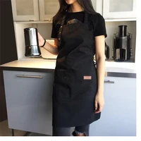 fashion apron home kitchen high end coffee shop summer thin oil proof work apron washable and durable no balls