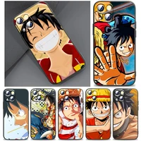 one piece handsome boy luffyy phone case for iphone 11 12 13 mini 14 pro max 11 pro xs max x xr plus 7 8 se silicone cover