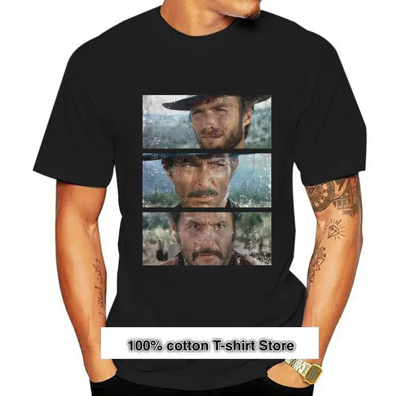 

Camiseta de THE GOOD THE BAD AND THE уродливая женщина II, tela vaquera Italo Western Eastwood