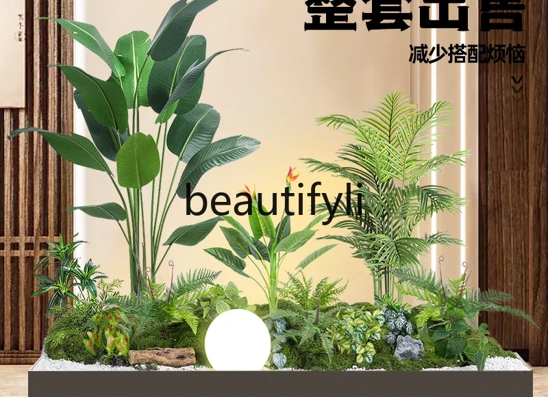 Бионическое зеленое растение ландшафтный дизайн вход имитация зеленого