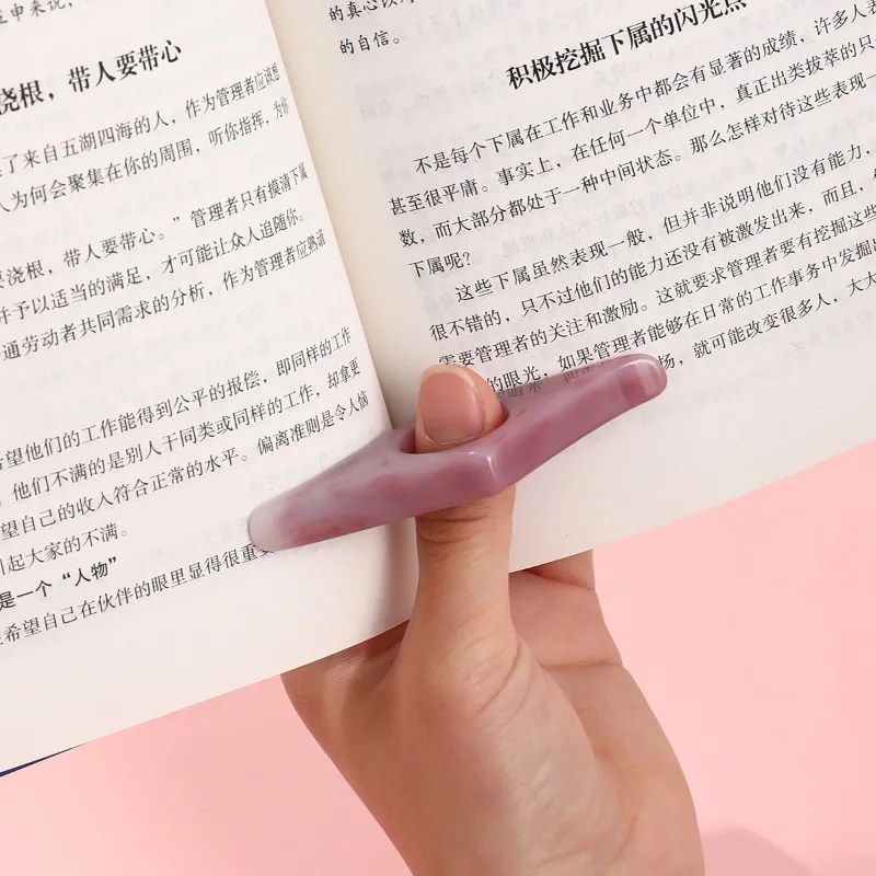 

Portable Resin Bookmark Reading Aids Student Book Accessories Ofiice Supply Thumb Book Support Book Page Holder School Supplies