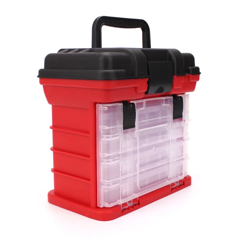 Lua Fishing Box 4 Layer Suitcase Sea Fishing Tool Box Fishing Gear Storage Box tool box  fishing accessories enlarge