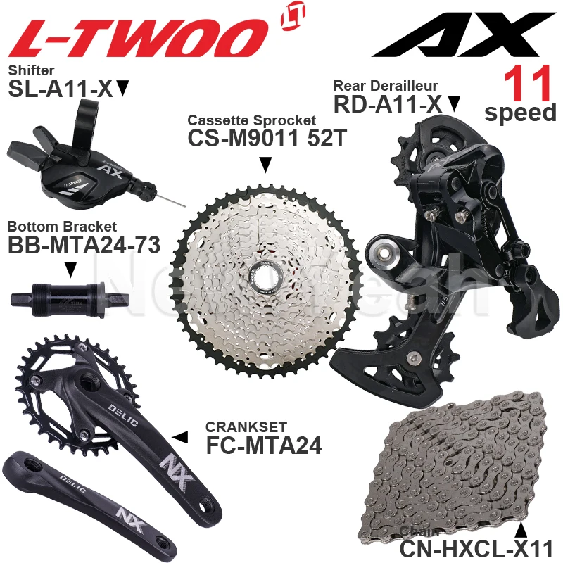 Передний переключатель передач LTWOO AX11 для горного велосипеда 11 скоростей задний