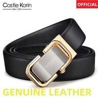 black automatic buckle black genuine leather belt mens belts cow leather belts for men waist strap ceinture pour homme 1002