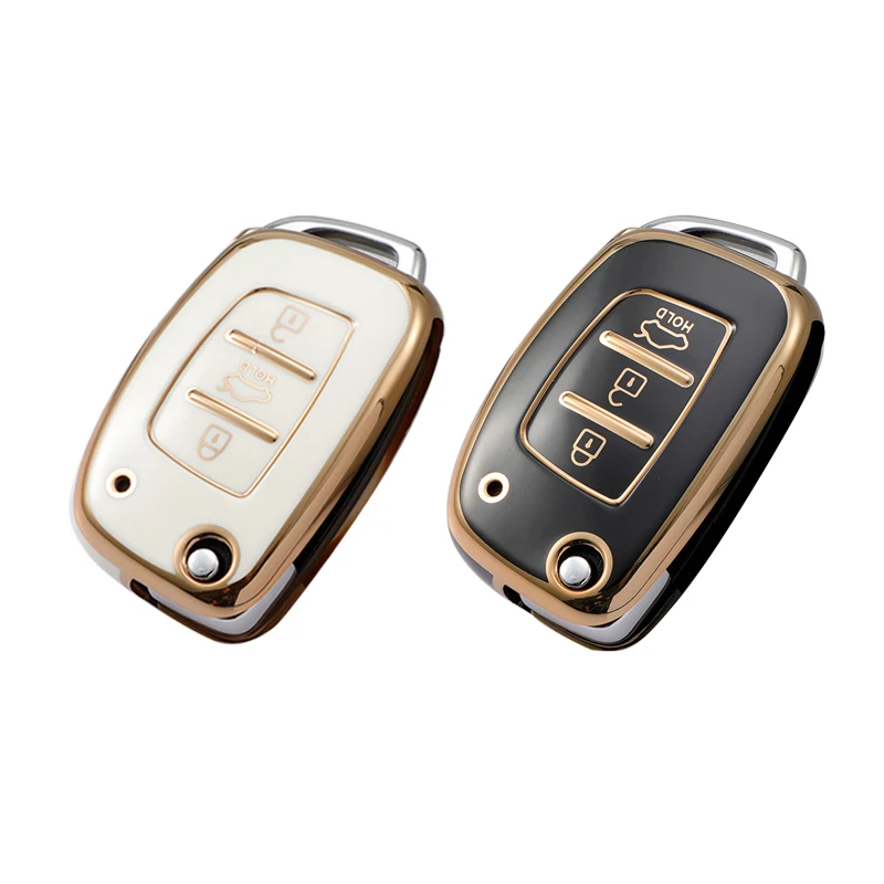 

Car Key Case Fob Cover Shell Keychain for Hyundai Solaris Creta Ix25 Kona Tucson Sonata FE I40 Elantra Ix35 I20 Ix45 HB20 Accent