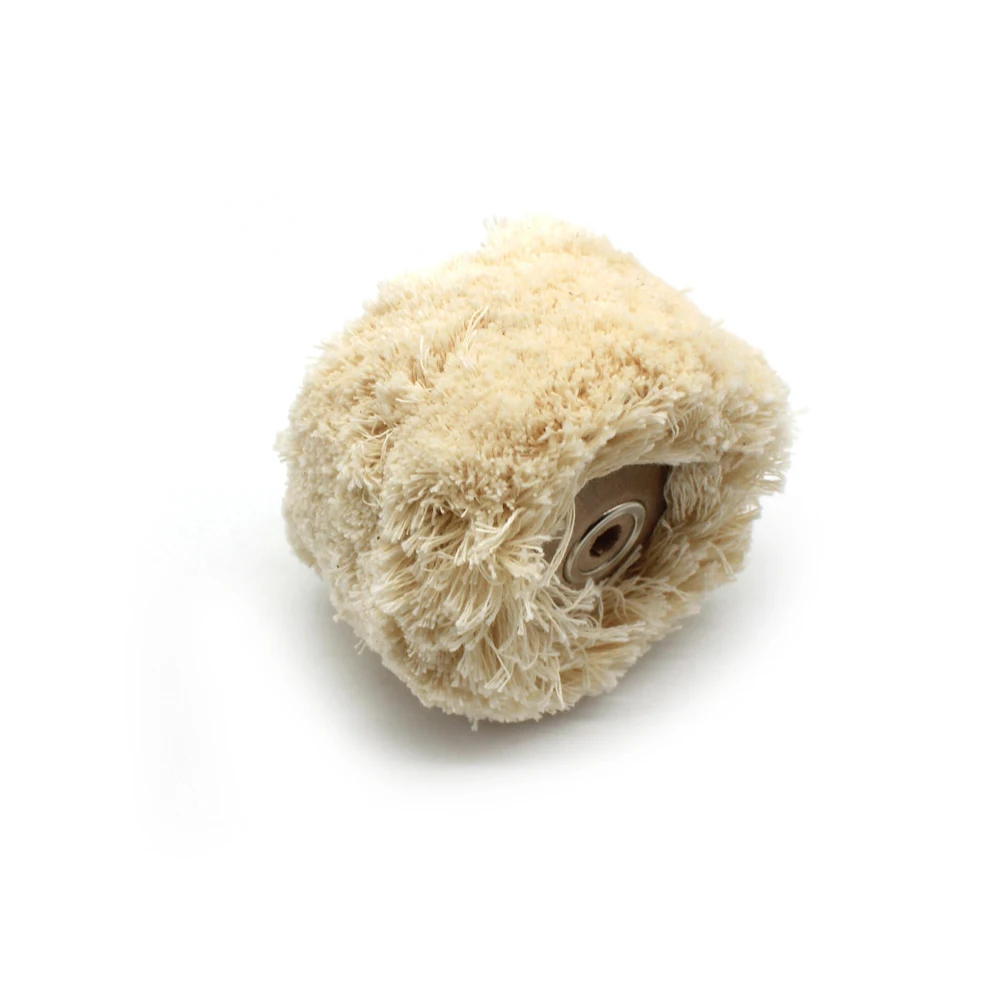 Полировальный круг с хлопчатобумажной нитью и деревянной металлической