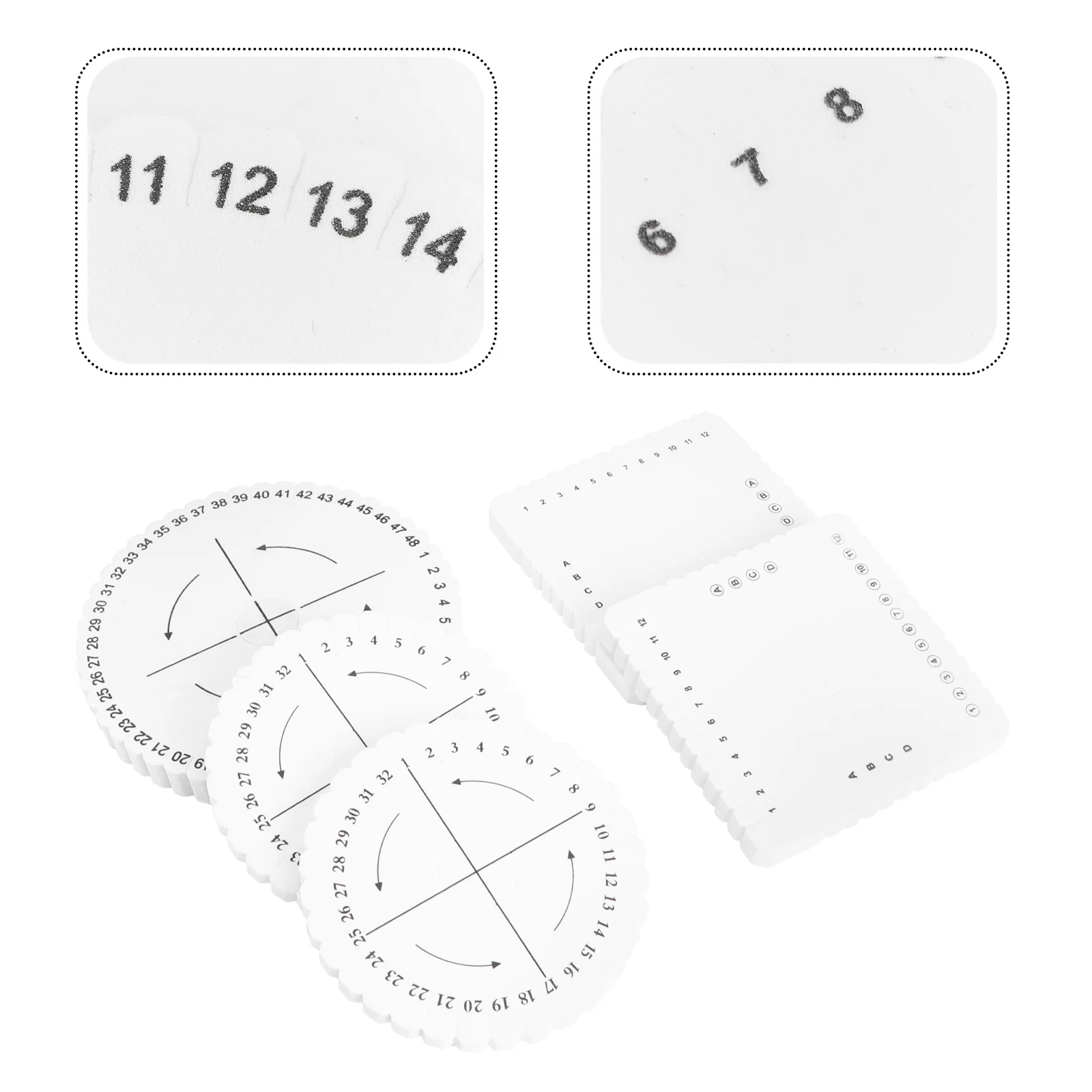 

Disc Beading Board Braiding Cord Bracelet Weaving Knitting Diy Rope Loom Disk Braided Supplies Plates Tools Kumihimo Round