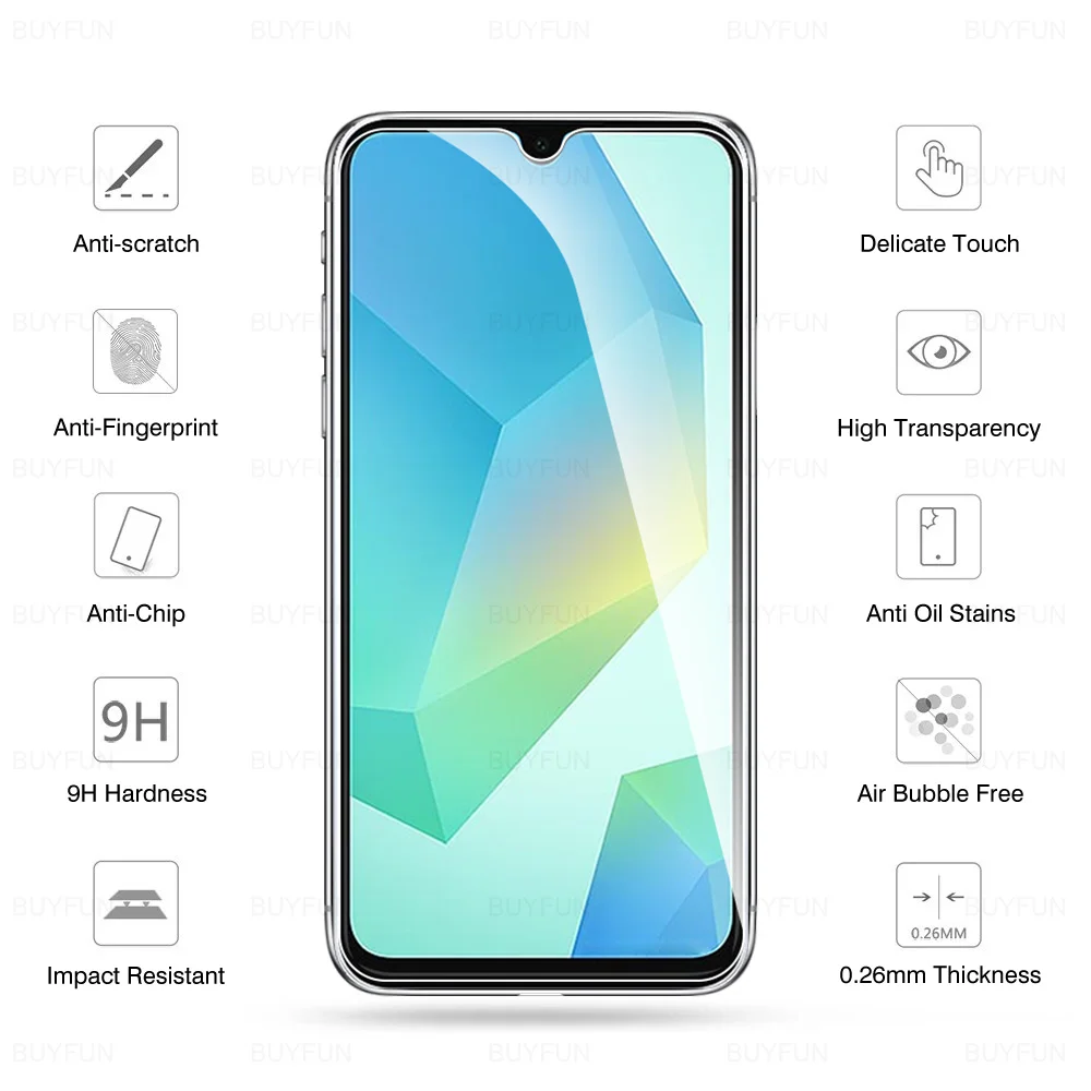 4 шт. SamsungA16 полное покрытие закаленное стекло для Samsung Galaxy A16 A15 4G/5G HD защитное
