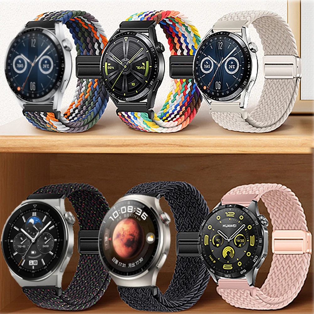 Силиконовый ремешок для Huawei Watch GT3 Pro GT2 GT4 Samsung Galaxy 6