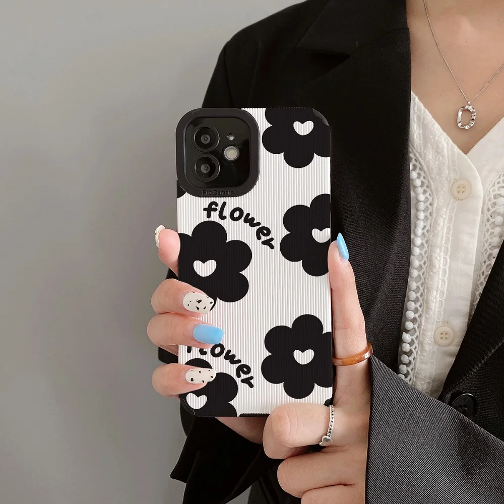 

Iphone13promax Floral Phone Case Tpu Mobile Phone Floral Accessories Anti-Fall Mobile Phone Case Mobile Phone Accessories
