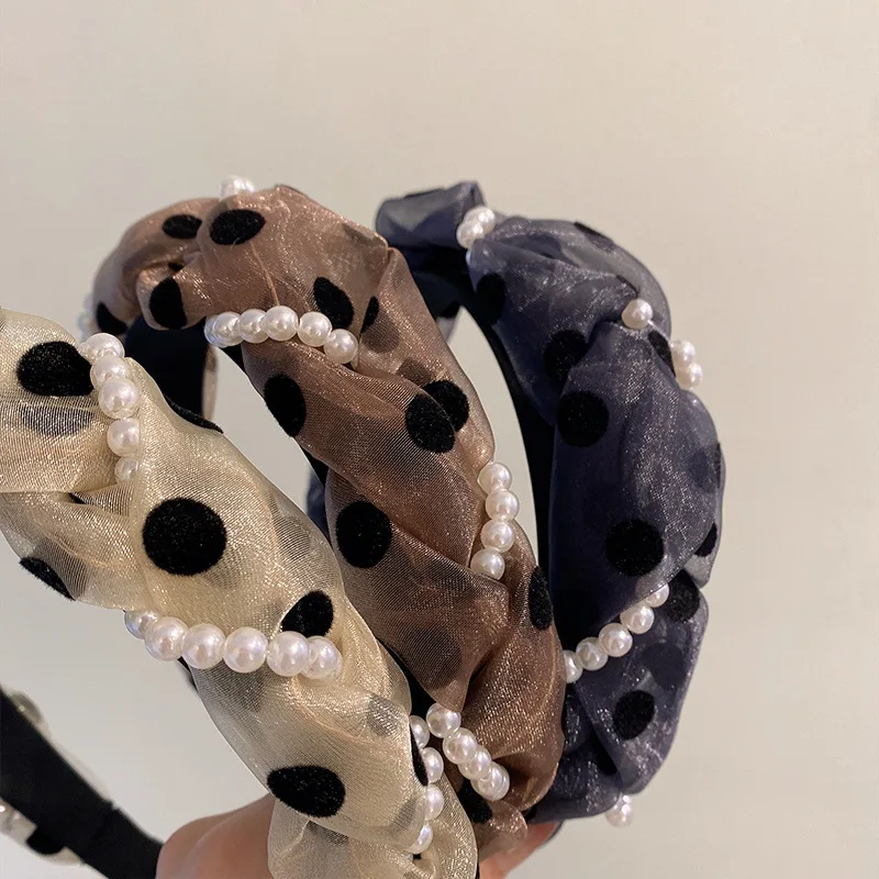 

Женская повязка на голову с узлом, обруч для волос