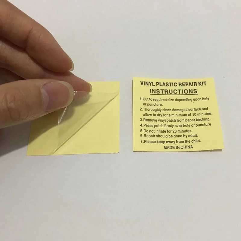 5/10 шт. водонепроницаемые прозрачные самоклеящиеся нейлоновые нашивки из ПВХ