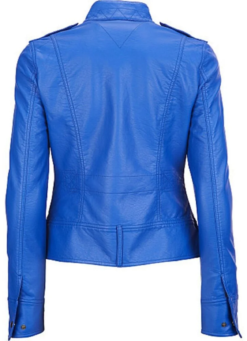 Women Leather Jacket 100% Real Lambskin Leather Moto Jacket for Women Genuine Leather Coat