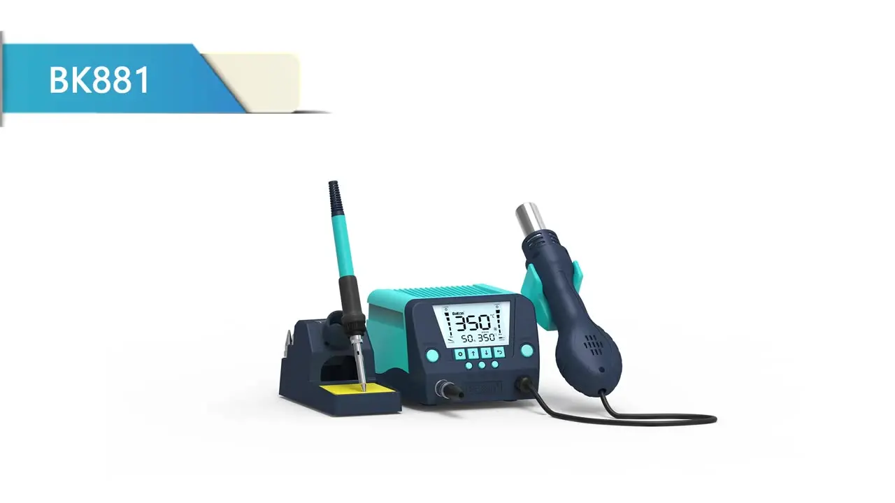 

Термостатическая паяльная станция 2 в 1 BK881 нового типа для пайки и распайки