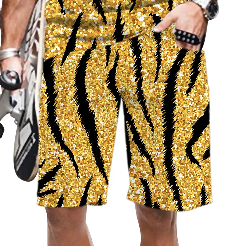 Animal Leopard Pattern Oversized Men/Women 2022 Casual Men's Summer Shorts Streetwear Loose 3D Printed Cool Fashion Swimming Man