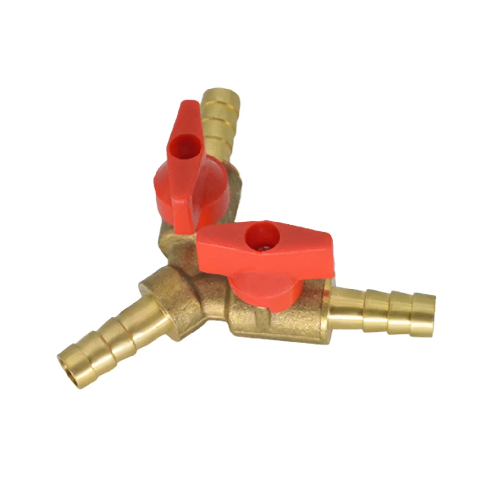 

Трехходовой латунный шаровой кран YQBS 6/8/10 мм