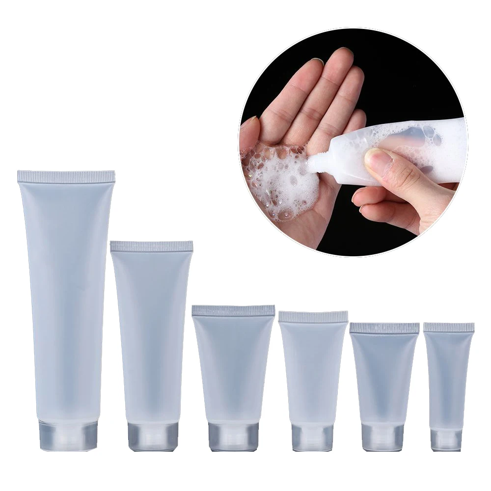 

2PCS Portable Makeup Tool Empty Travel Size Refillable Bottle Cream Tube Lotion Packing Shampoo Holder