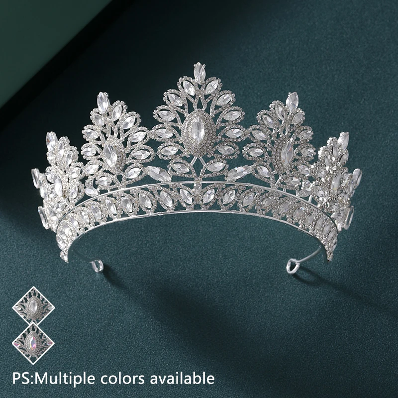 Свадебные головные уборы Itacazzo большая корона Классические подходят для женской