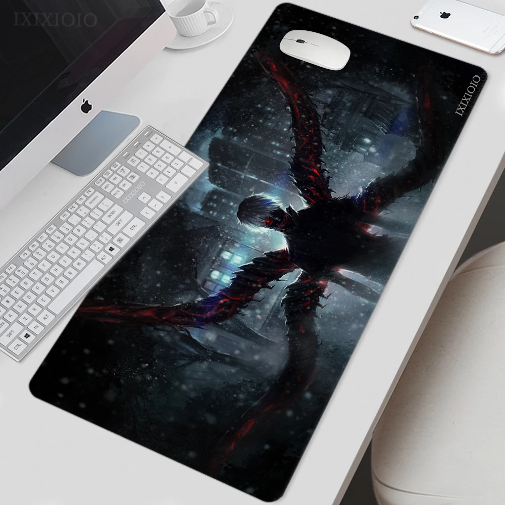 

Mouse Pad Gamer Anime Tokyo Ghoul XL Custom Home New Mousepad XXL MousePads Non-Slip Natural Rubber Soft PC Mice Pad Table Mat