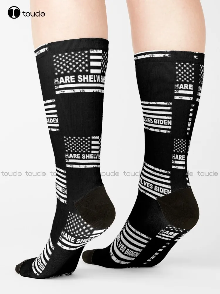 

Bare Shelves Biden - Let'S Go Brandon Funny Merch - Lgbt Lgb Fjb Bumper Stickers - American Flag 2021 Trending Socks Comfortable