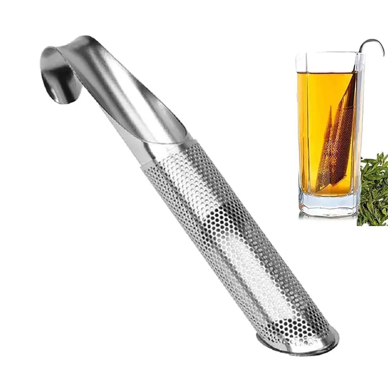 

Stainless Steel Tea Infuser Creative Pipe Design Metal Tea Strainer for Mug Fancy Filter for Puer Tea Herb Tea Tools Accessories