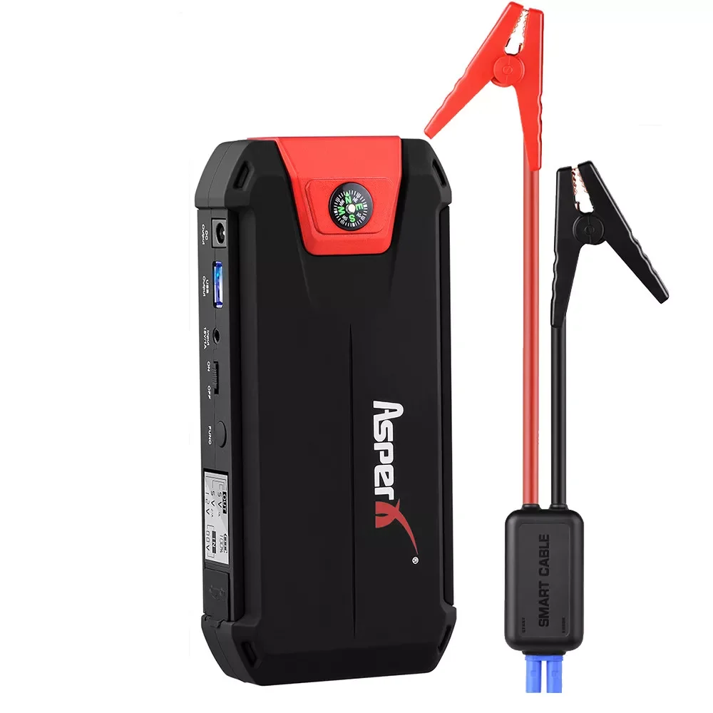 

NEW2023 Asperx 12V Car Starter Auto Power Bank Jump Starter Car Buster Vehicle Emergency Battery Auto Booster Battery Powerful L
