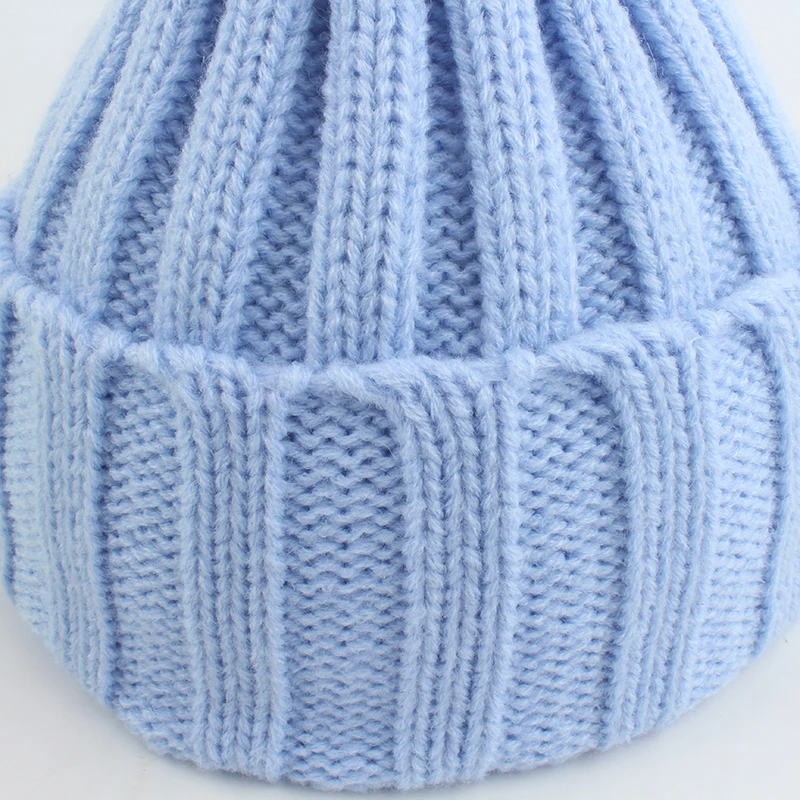 10 Colors Autumn Winter Baby Hat Girls Boys Crochet Hat Warm Knitted Beanies Hats For Kids New Children Infant Cap images - 6