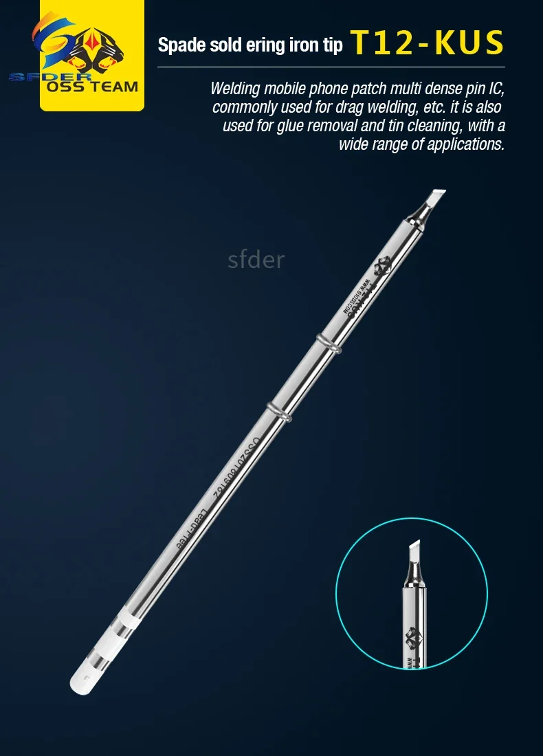 

Нагревательный элемент OSS, наконечники для паяльника T12, нагревательный элемент для паяльной станции HAKKO T12/Quicko T12/OSS