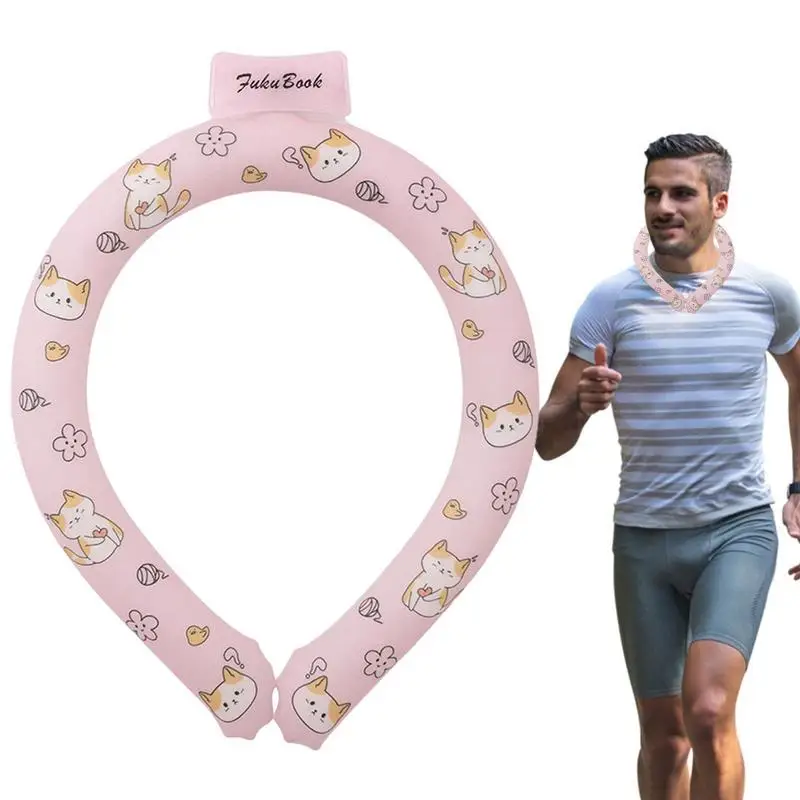 

Носимое кольцо Для Охлаждения Шеи, летние Кольца Для Охлаждения Шеи, для езды на велосипеде и бега на открытом воздухе, Маленькие Кольца Для Охлаждения Шеи