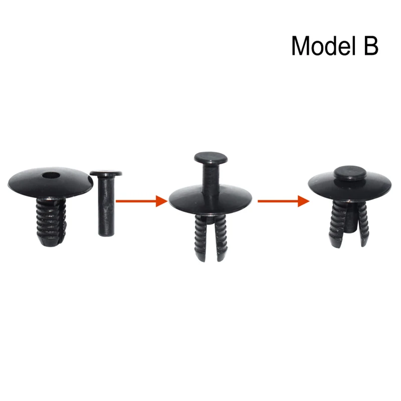 200 x автомобильные пластмассовые зажимы для автомобильного крыла фиксатор