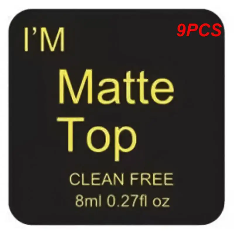 

9 шт. верхнее Базовое покрытие для ногтей Гель-лак матовая резиновая печать УФ неоновый Дизайн топы для ногтей подвеска