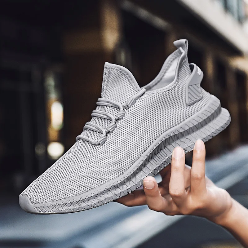 Damyuan Men Running Shoes 38-47 Light Breathable Men Shoes Sneakers Mens Shoes Casual Zapatos De Hombre ,lace Up ,Protect Ankles