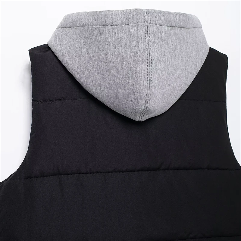 KEYANKETIAN 2024 осенне-зимний новый женский жилет с двумя капюшонами стиль для отдыха