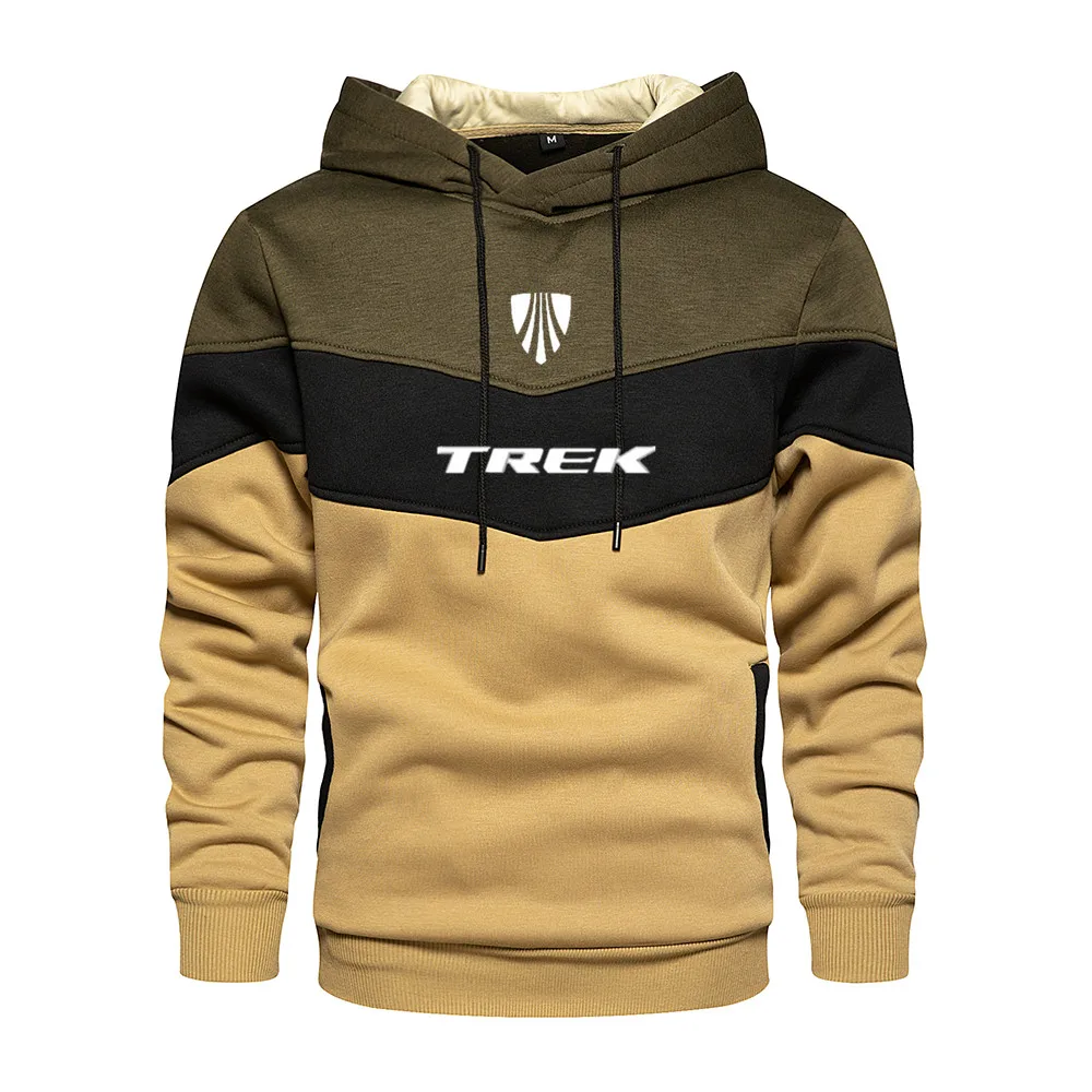 

Mens TREK mountain bike printing Hooded Sweatshirt Hoodies Clothing Casual Fleece Warm Streetwear Male Fashion Autumn Winter Pat