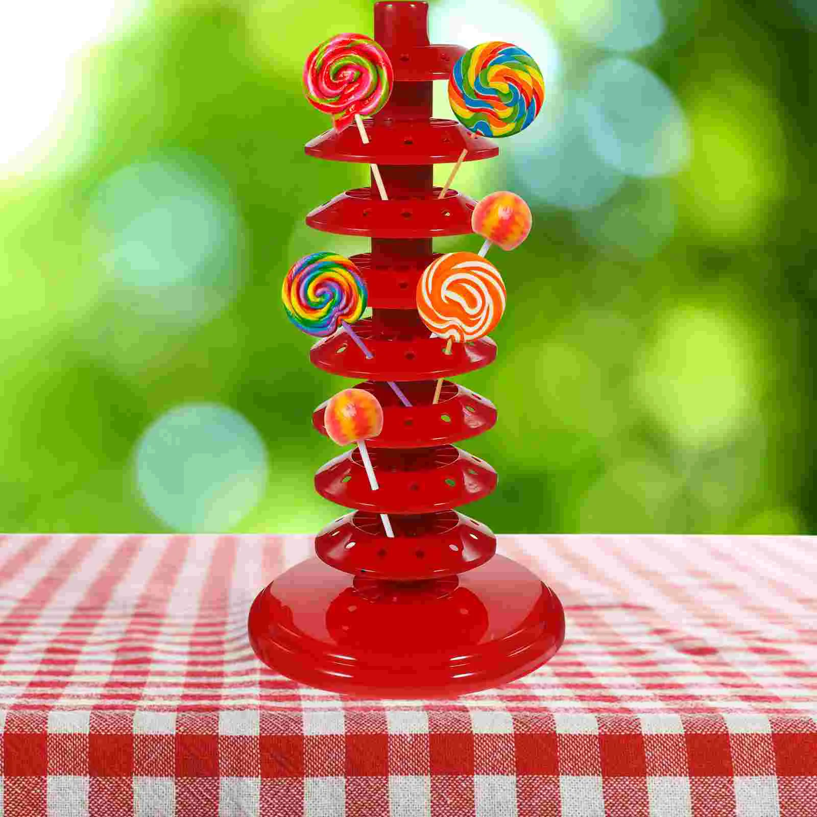 

Multi-Tier Lollipop Stand Tiered Lollipop Holder Adjustable Stand Display Rack Lollipop Display Bracket Adjustable Candy Rack
