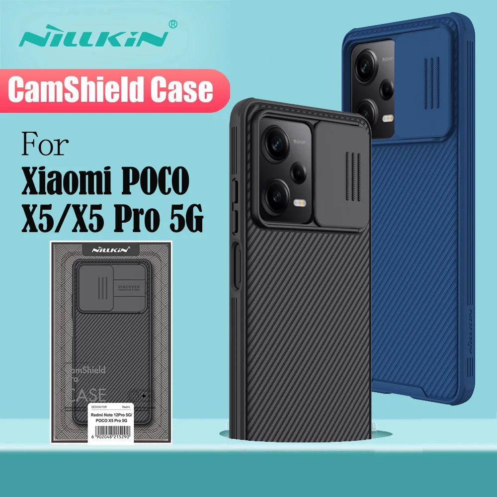 Чехол NILLKIN для Xiaomi POCO X5 Pro 5G, задняя крышка CamShield Pro, слайдер камеры, защита конфиденциальности, задняя крышка для Xiaomi POCO X5, бампер