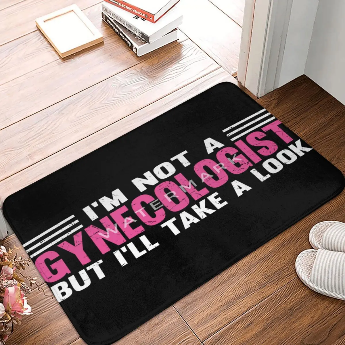 

I'm Not A Gynecologist But I'll Take A Look Carpet, Polyester Floor Mats Mats Personalized Doorway Outdoor Mats Customizable