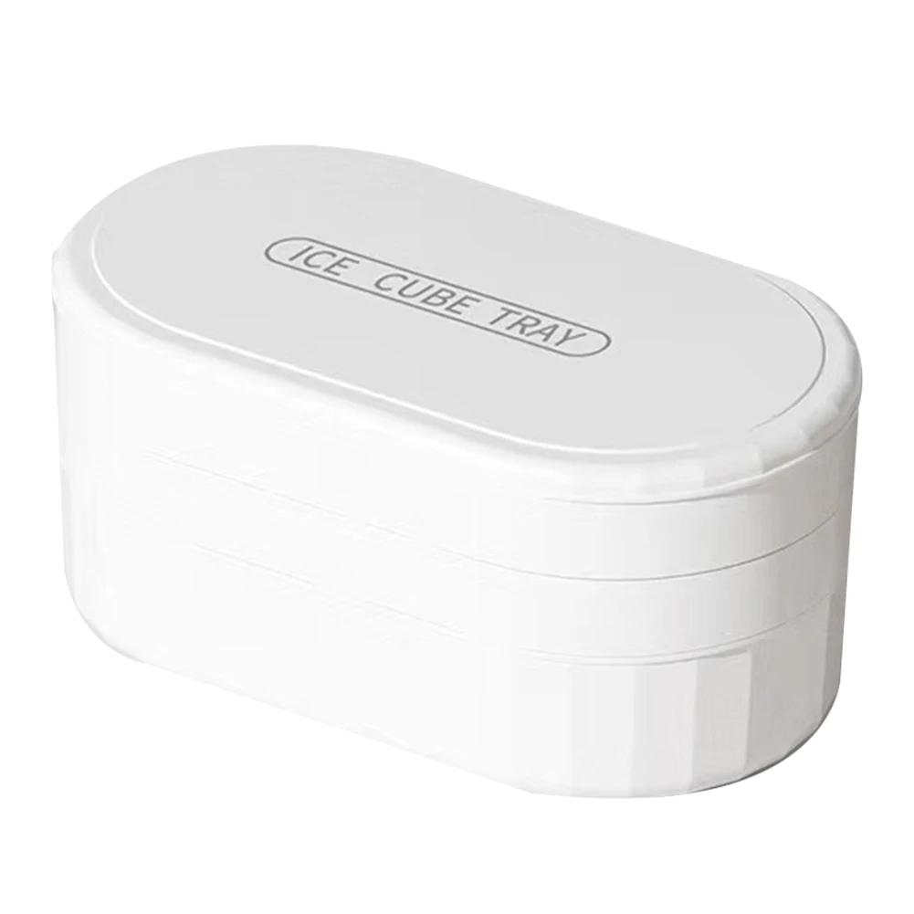 

Силиконовый поднос для льда, 72 ячейки, форма для безопасного приготовления льда, большой емкости, контейнер для льда, коробка для хранения льда (белая)