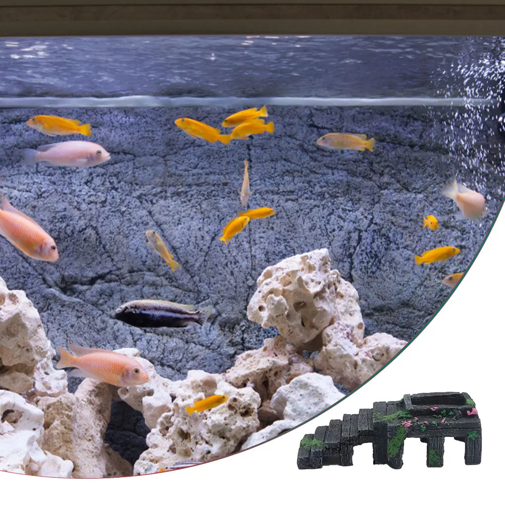 

Водонепроницаемая платформа для черепахи, ландшафтный дизайн, прятки, пещеры, легкая платформа для альпинизма, ящерицы, амфибии