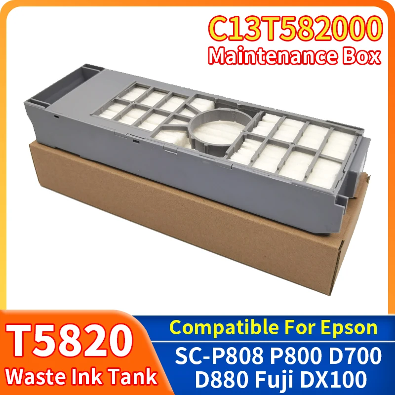 C13T 582000 T5820 Резервуар для обслуживания Epson Surecolor P808 D880 P800 SureLab D700 отработанных