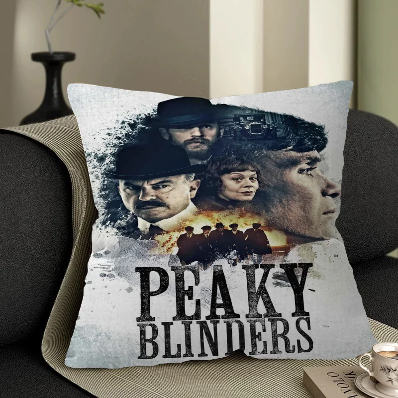 Криминальное ТВ Драма P-Peaky B-Blinders Чехлы для подушек Полиэстеровые диванные