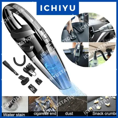 

Rechargeable Vacuum Kereta Tanpa Wayar Wireless Portable Cordless Hand held Mini Car Vacuum Cleaner 120W Dry Wet