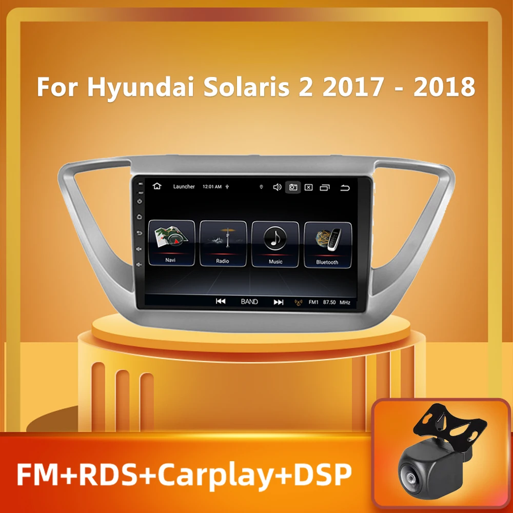 

PEERCE For Hyundai Solaris 2 2017 - 2018 Car Radio Multimedia Video Player Navigation stereo GPS Android 10 No 2din 2 din dvd